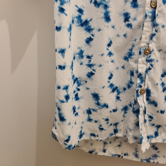 Sunrise Kingdom Vintage Design - 100% Cotton Tie Dye Button-up - Size S - Picture 4 of 7